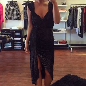 SAYLOR FARRAH ZEBRA BURNOUT DRESS